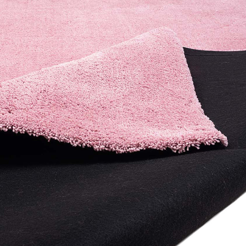Cozy Handmade High Pile Pink Rug, Rectangle 190 x 290cm