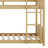 Rubberwood House Floor Bunk Bed Headboards, Footboards And Safety Guardrails-914778408