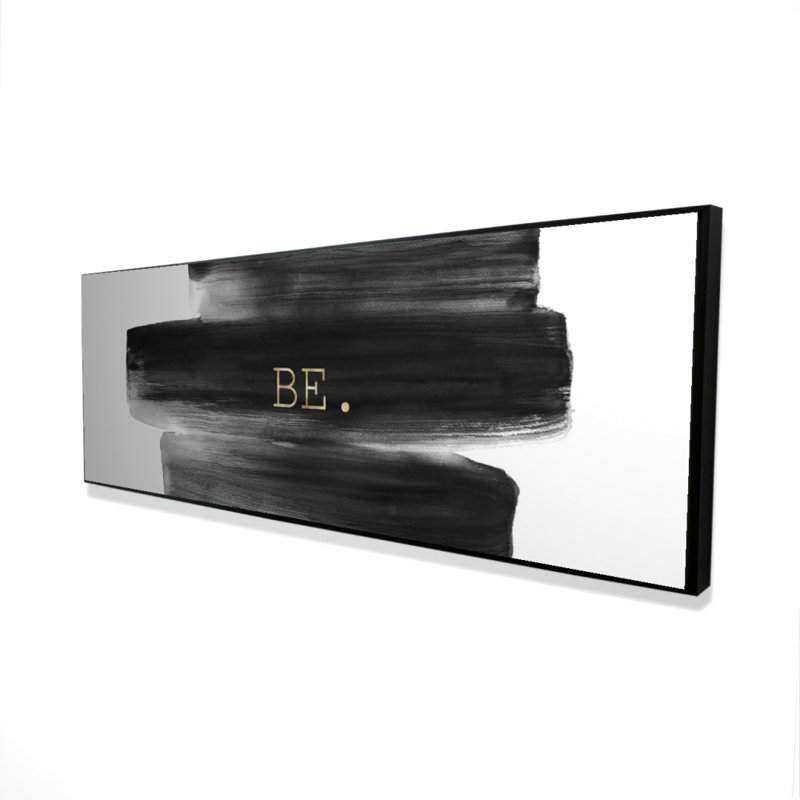 Be. Impression sur toile