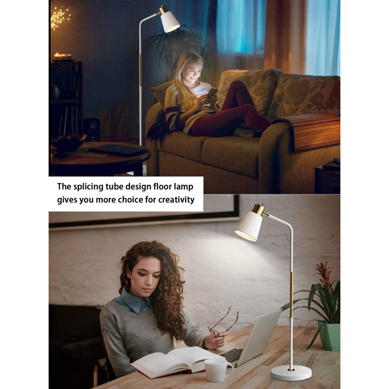 Gabreille 57.48'' Task Floor Lamp,  White