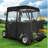 Golf Cart Enclosure 2 Passenger with 2 Door Zippers, Security Side Mirror Openings, Waterproof, Black