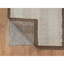 2 pi 1 po x 3 pi blanc d'hiver, moderne, noué à la main, motif à rayures verticales, tissage à plat, ton sur ton, texturé, laine naturelle non teinte, tapis, échantillon, tapis oriental