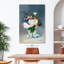 Fleurs dans un vase en cristal-132987989