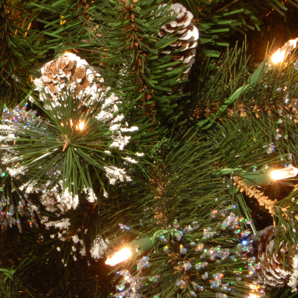 Kamarli 108" Frosted Pre-Lit Garland