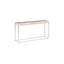 Onyx Console Table, Stainless Steel