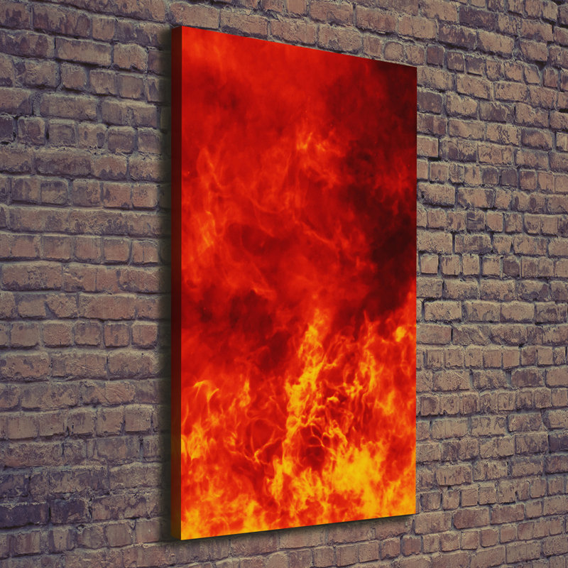 Flames - Wrapped Canvas Print