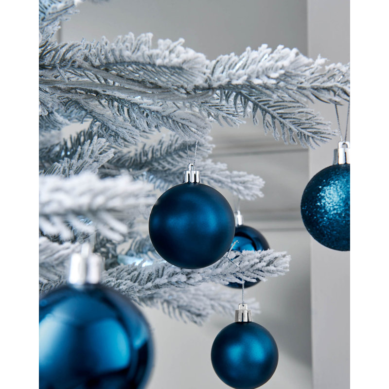 6.99 cm Plastic / Acrylic Shatterproof Bauble, Navy Blue