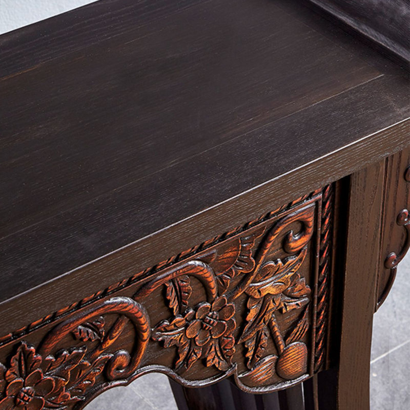 Console Southeast Asian, Bois brun foncé