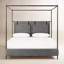 Leigh Canopy Bed-Palm Ecru-King-1908364109-1908364111