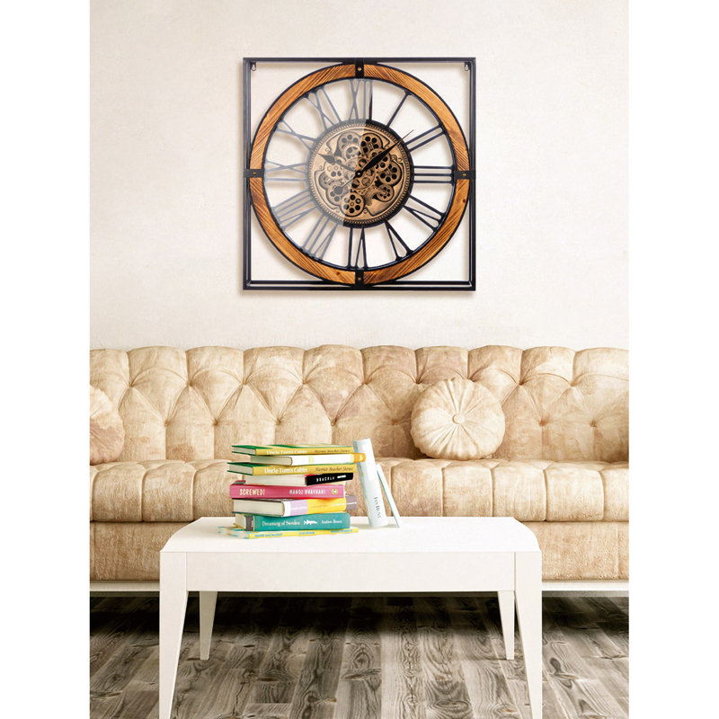 Azusa Iron Wall Clock