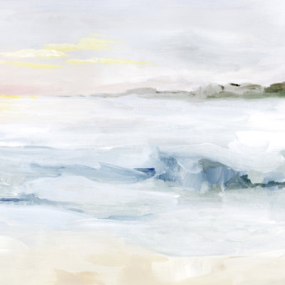 Surf At Dawn II by Grace Popp - Wrapped Canvas Painting