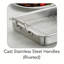 Tramontina 15.38 in. Stainless Steel Prima Lasagna Gourmet Roasting Pan with Basting Grill