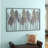 Metal Leaf Bronze Wall Decor with Black Frame-1722932281
