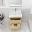 Base de meuble-lavabo mural 24 po Moreno avec plateau en acrylique renforcé Moreno-590151405
