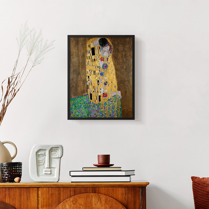 Gustav Klimt II, Noir, H 14 po x l 11 po