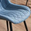 Chaise d'appoint moderne en similicuir avec pieds en métal-1561762507