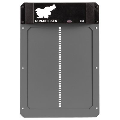  RUN-CHICKEN - Porte de poulailler automatique - Classique (gris)