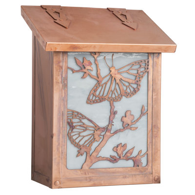 Monarch Metal Wall Mounted Mailbox