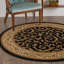 Tapis d'intérieur en filigrane noir Colette-21785636