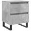 Makram 40cm W Iron Bedside Table-1725824530