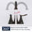 Bathroom faucet with 360 degree turn spout-115745092