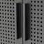 NO LOCK, armoire de rangement en métal avec 2 portes et 2 tablettes réglables, armoire de rangement en acier