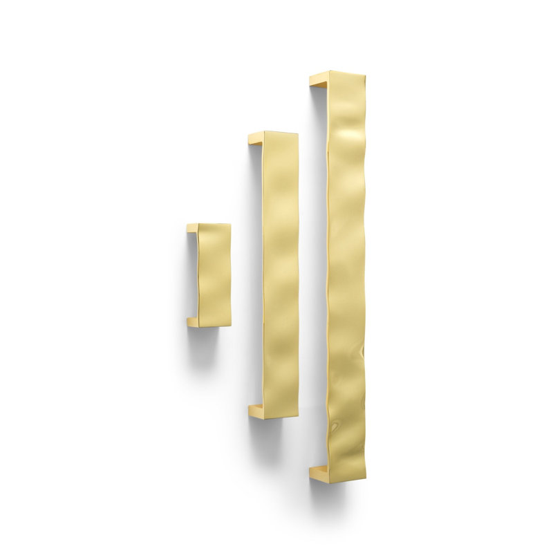 Ripple Hardware 3 7/8" Center to Center Bar Pull, Gold