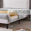 Ensemble de chambre à coucher rembourrée blanche (ensemble de 3)-1469293590