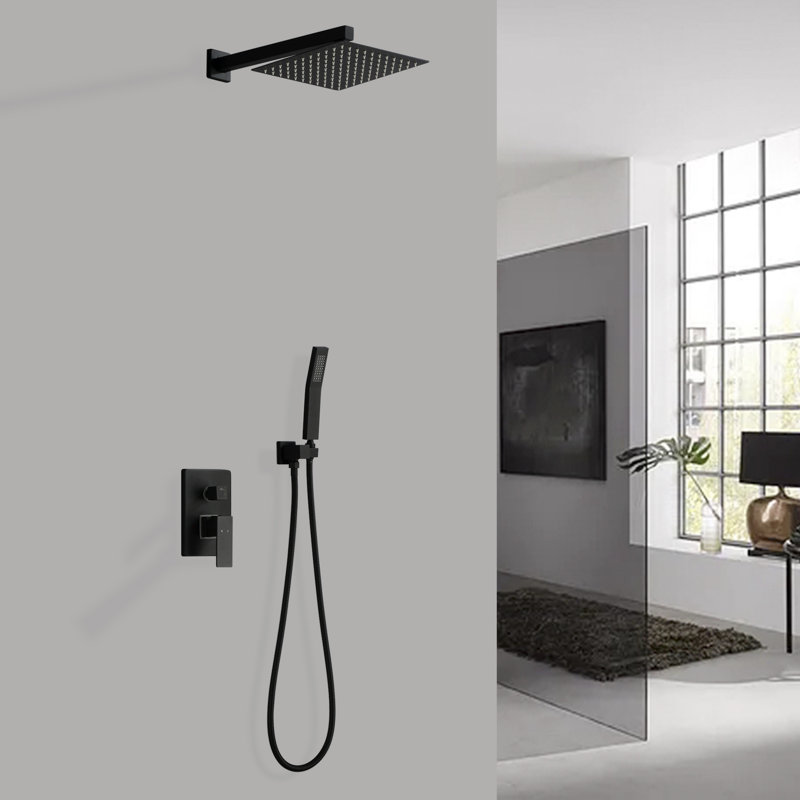 All-In-One Kit with Rough in-Valve, Matte Black