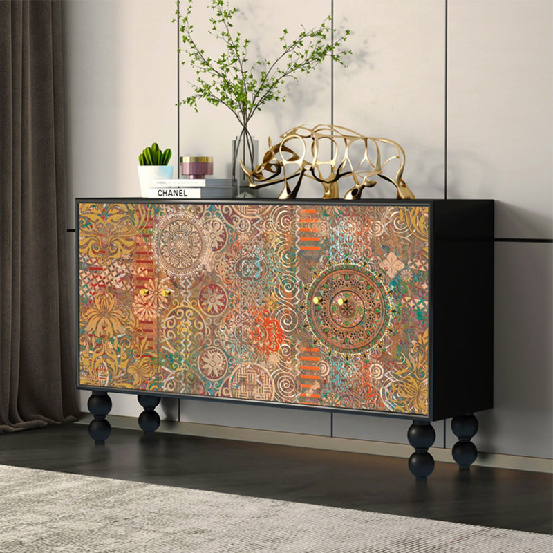 Armoire d'entrée rétro française
