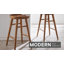 Tabouret en bois massif Modway Saville-94387520-94387517