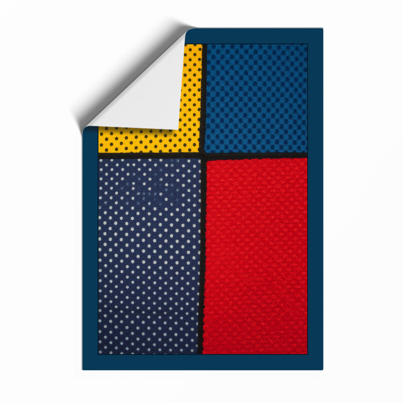 Colour Study in Dots Geometric - Framed Print, A2 - 59.4 x 42.0 cm, Unframed