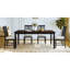 Ensemble de table à manger extensible 5 pièces (table et chaises incluses), style ferme moderne en MDF, idéal pour les repas en famille.-281401013