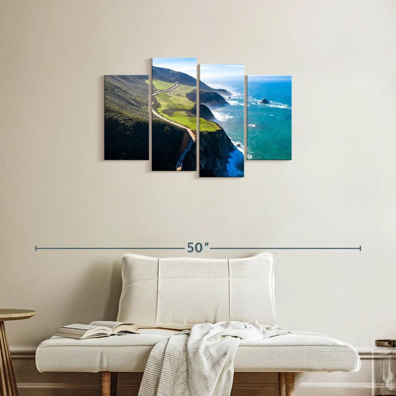 Gillard Pacific Coast Highway Cliff, 22" H x 36" W