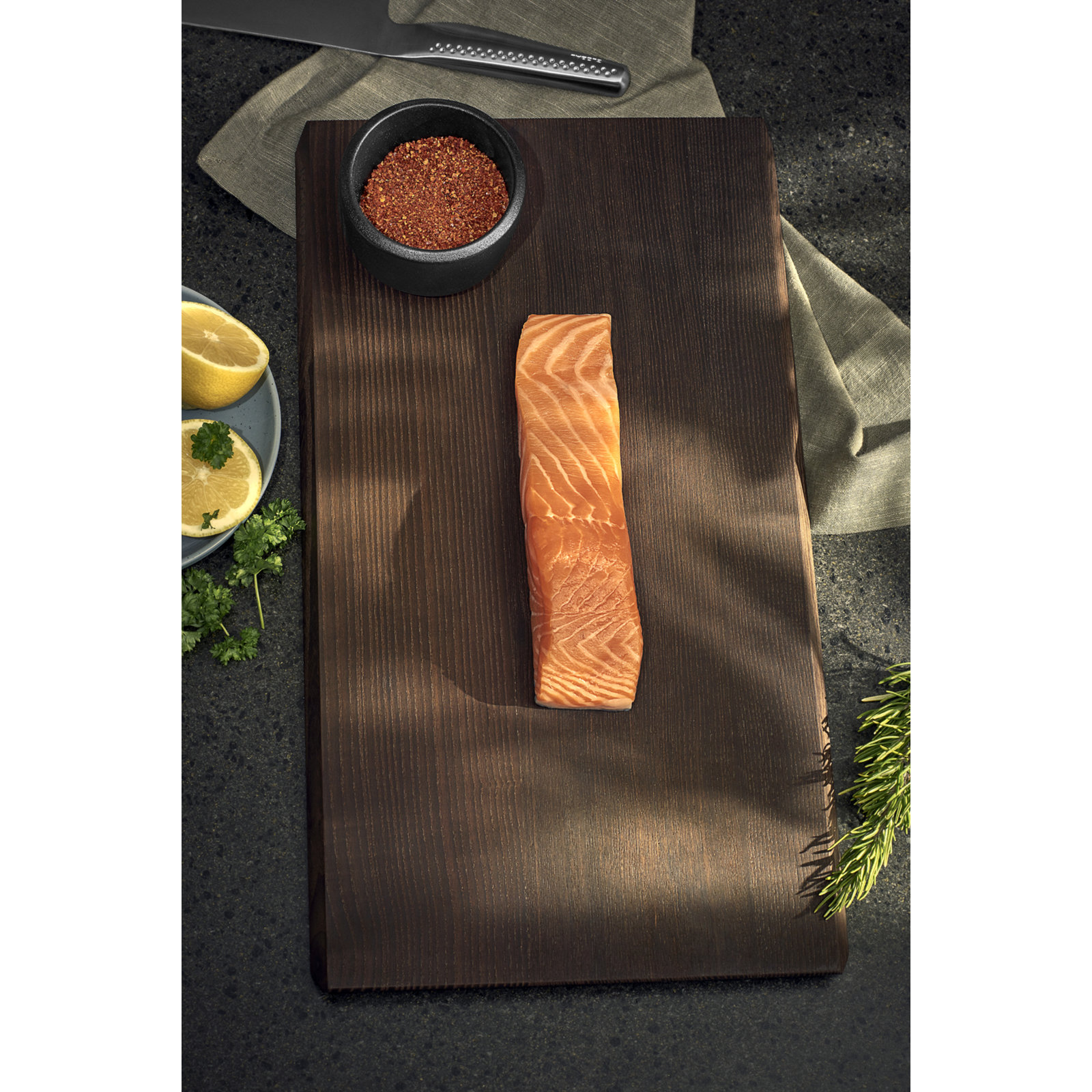 RÅ Ash Wood Cutting Board, 9.8" W x 17.3" L