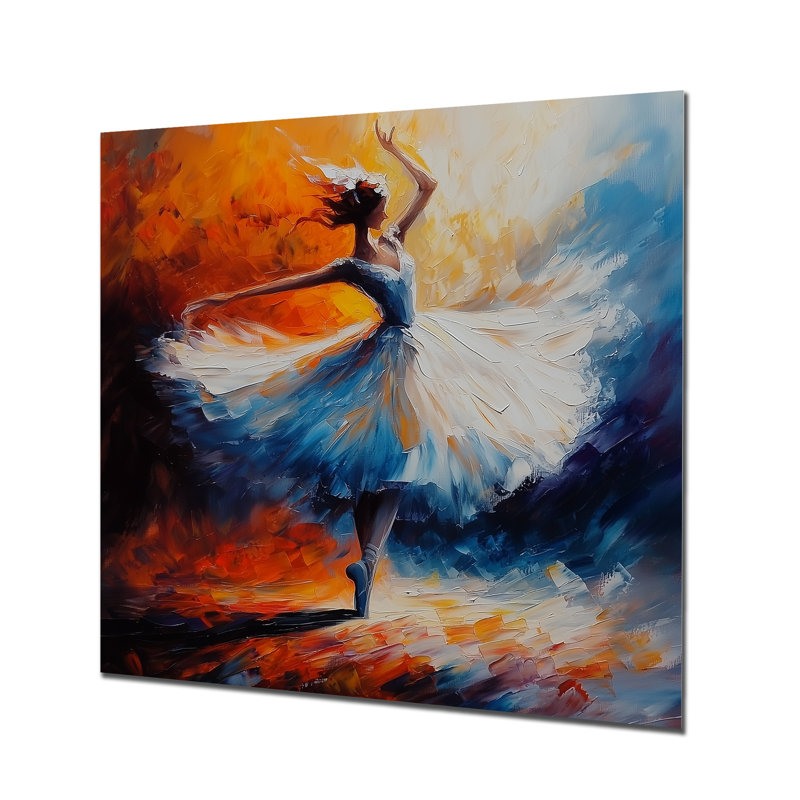 Summer Serenity Ballet Dance I - mode, impression murale sur métal, ballet, H 23 po x l 23 po