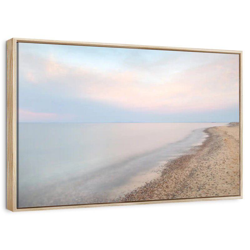 Rive du lac Supérieur, Cadre flottant en bois naturel, 13 po x 9 po
