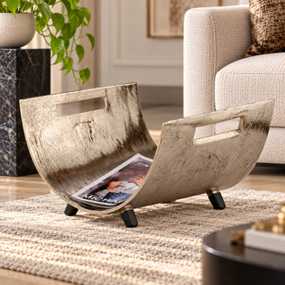 3529 Revista Decorative Magazine, Firewood & Blanket Holder