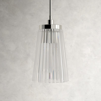 Jeanie Single Light Glass Dimmable Pendant