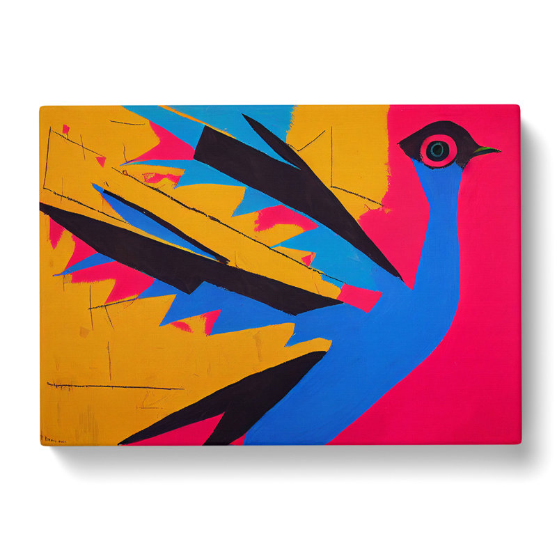 Dove Bird Abstract Vol.6 - Wrapped Canvas, 50cm H x 76cm W x 3cm D