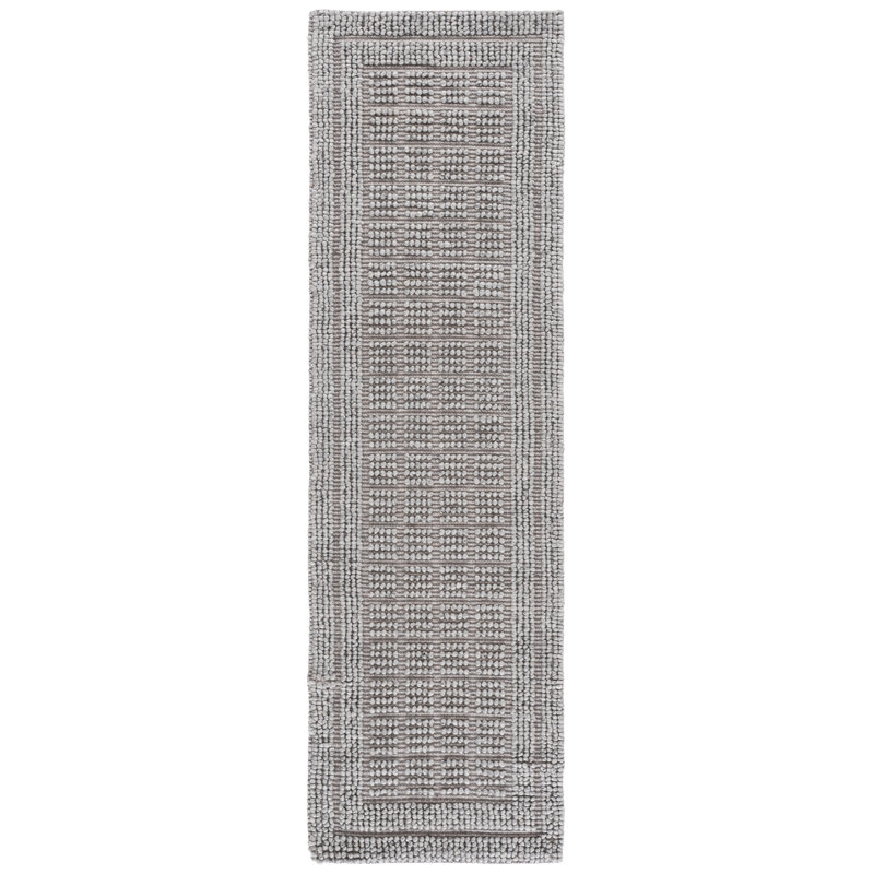 Natura Hand Woven Wool; Cotton; Recycled P.E.T Solid Color Indoor Rug, Runner 2'3" x 8'
