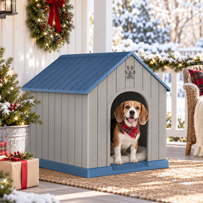 All-Weather Plastic Small Dog House