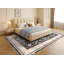  Tapis de chambre à coucher avec bordure traditionnelle 4 pi x 6 pi | Ivoire gris foncé-350330099