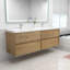 Ensemble de meuble-lavabo double mural 72 po Freidin-1250253820