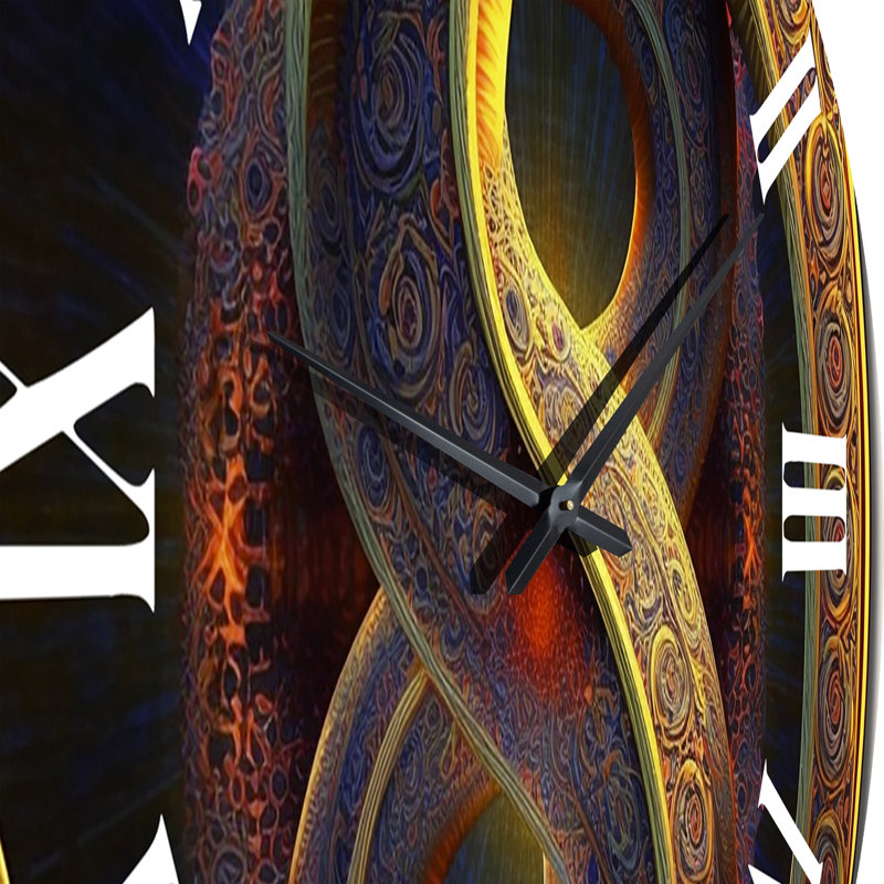 Horloge murale en métal, Très grand