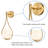 Ardennes Dimmable Brass Armed Sconces 2-Pack
