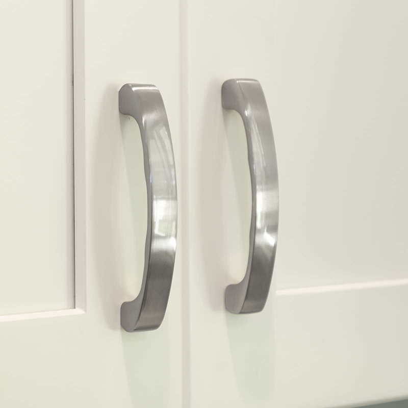 Poignée arche 3 3/4 po Simplicity, Nickel brossé