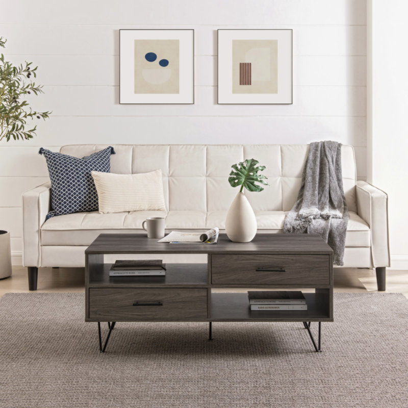 Table basse Bedneau, Gris ardoise