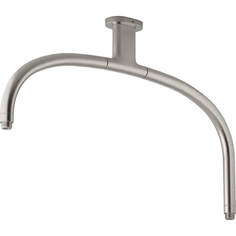 Statement Iconic Dual Shower Arm, Vibrant Brushed Nickel