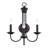 3 Light Black Extra Large Wall Sconce-223052998